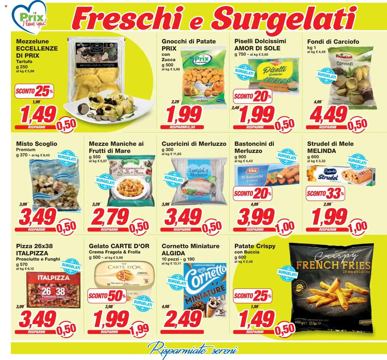 Volantino Prix del 24.02.2026 | Pagina: 14 | Prodotti: Pizza, Mele, Funghi, Zucca