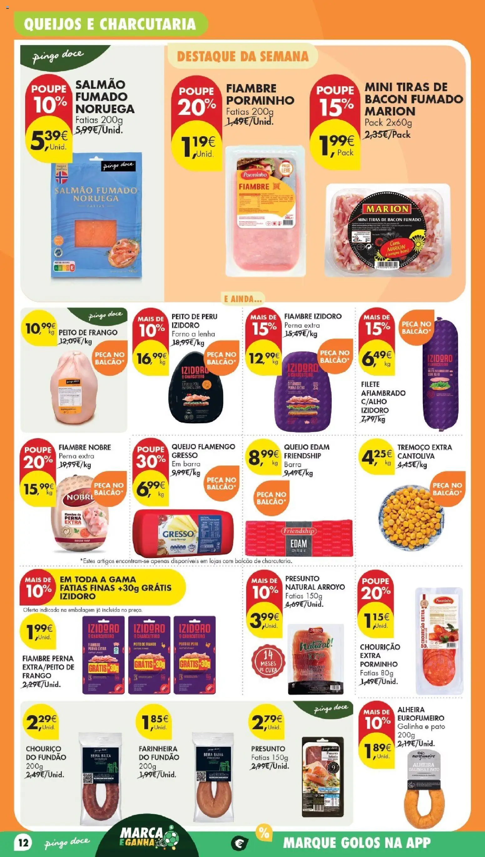 Pingo Doce Poupe Esta Semana Madeira │ válido de 30/06/2026 | Página: 12 | Produtos: Forno, Frango, Salmão, Chouriço