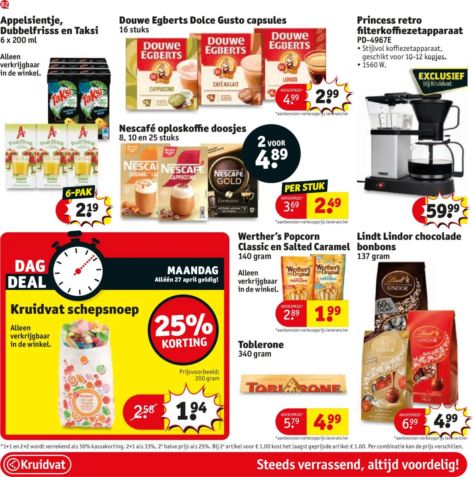 {H1} | Pagina: 89 | Producten: Chocolade, Kan, Fruit, Cappuccino