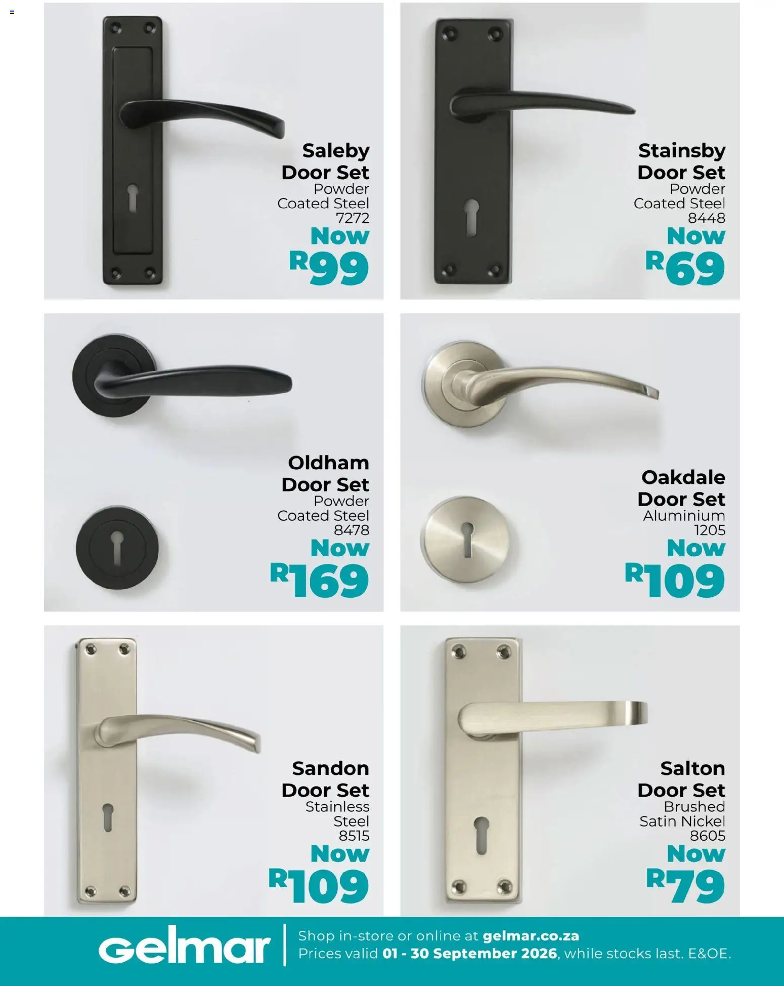 New Gelmar catalogue – valid from 01/09/2026 | Page: 3 | Products: Powder