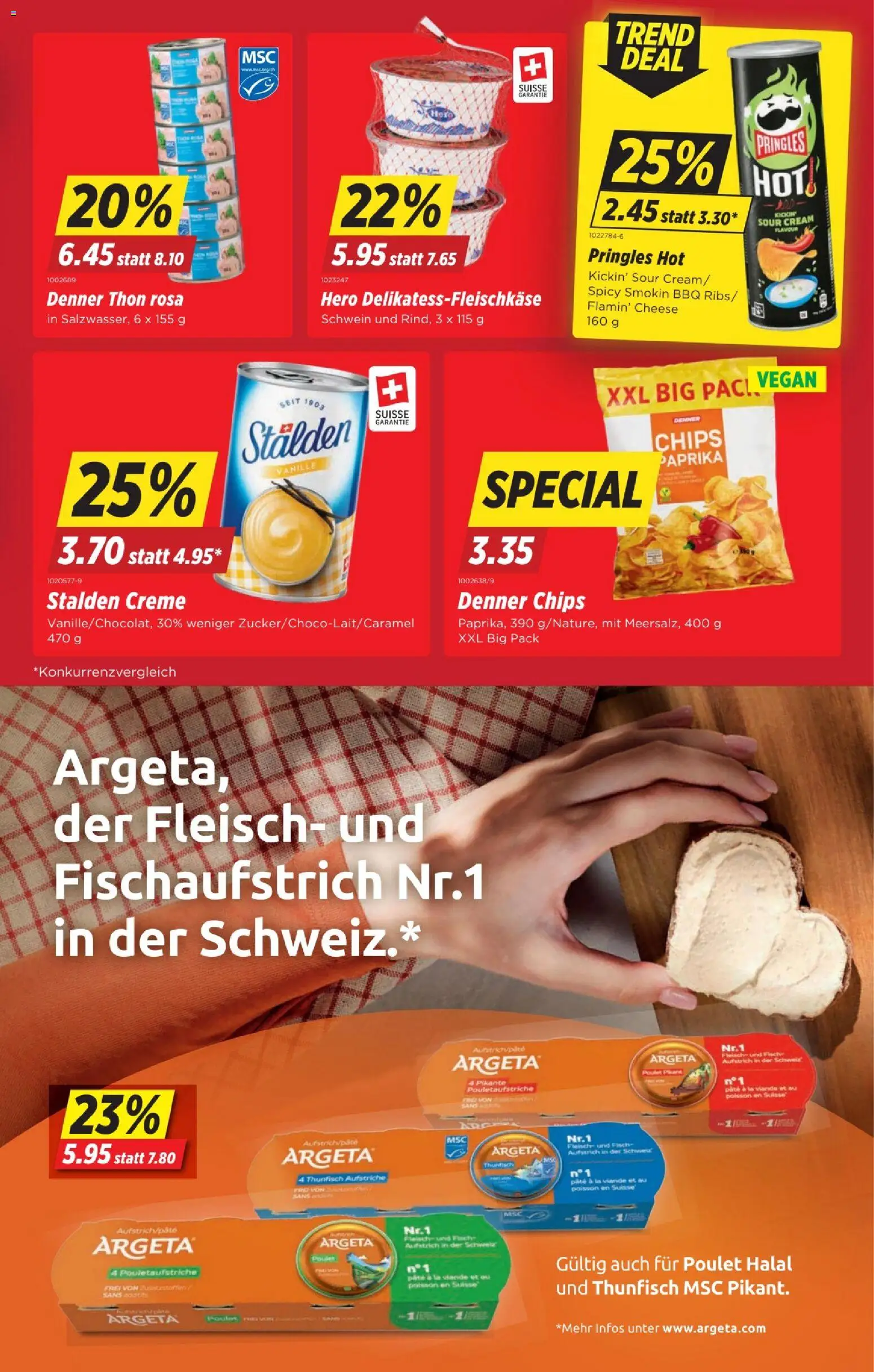 Denner aktionen – gültig ab 01.10.2026 | Seite: 9 | Produkte: Vanille, Paprika, Chips, Creme