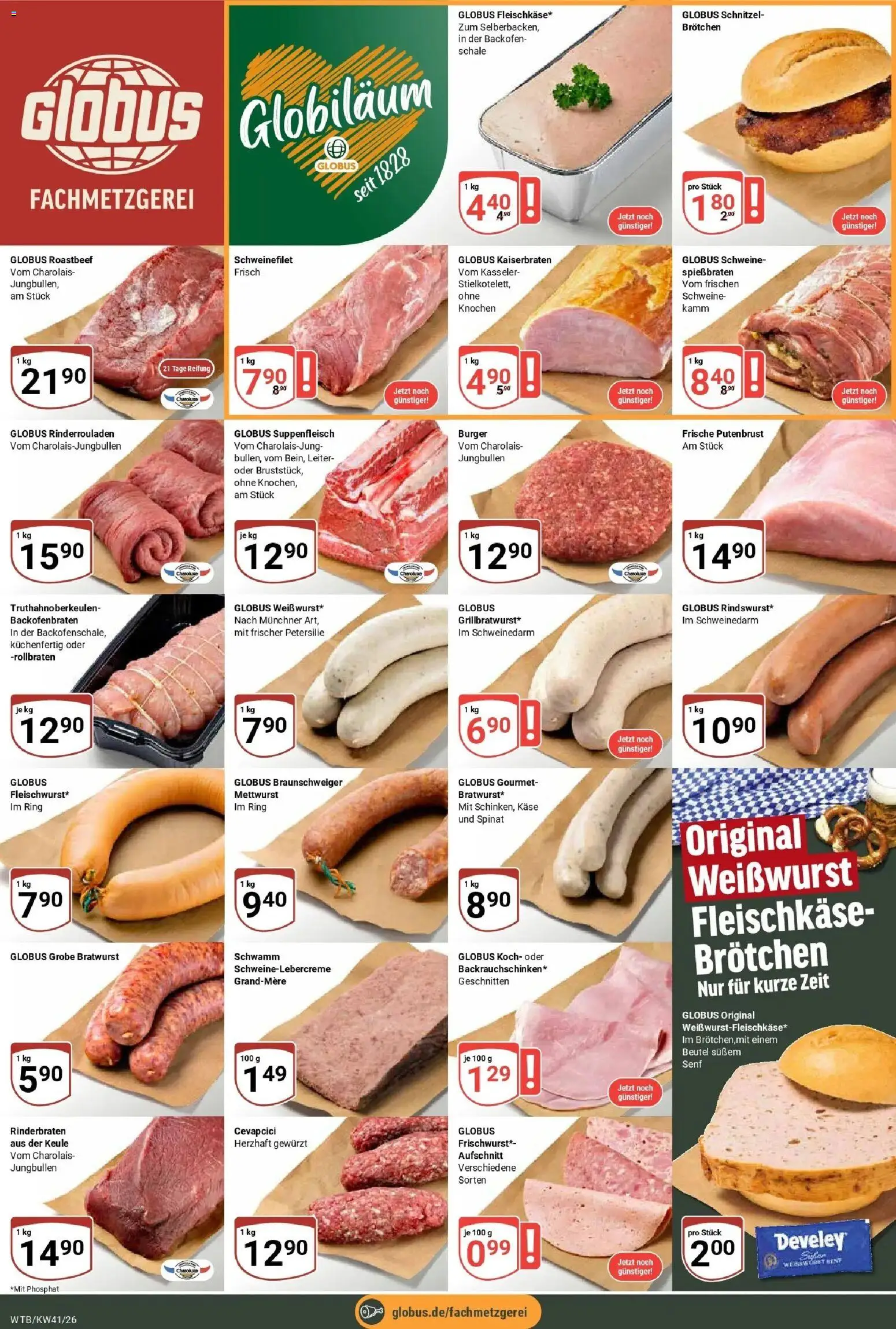 Globus Prospekt Wächtersbach (ab 05.10.2026) » Angebote online | Seite: 8 | Produkte: Käse, Schweinefilet, Backofen, Petersilie