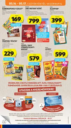 3IN1 INSTANT KÁVÉ, többféle, 10 vagy 8 darab/csomag, 165 g, 160 g, 150 g vagy 120 g/csomag - amely érvényes a következő dátumtól: 14.05.2026 | Oldal: 18