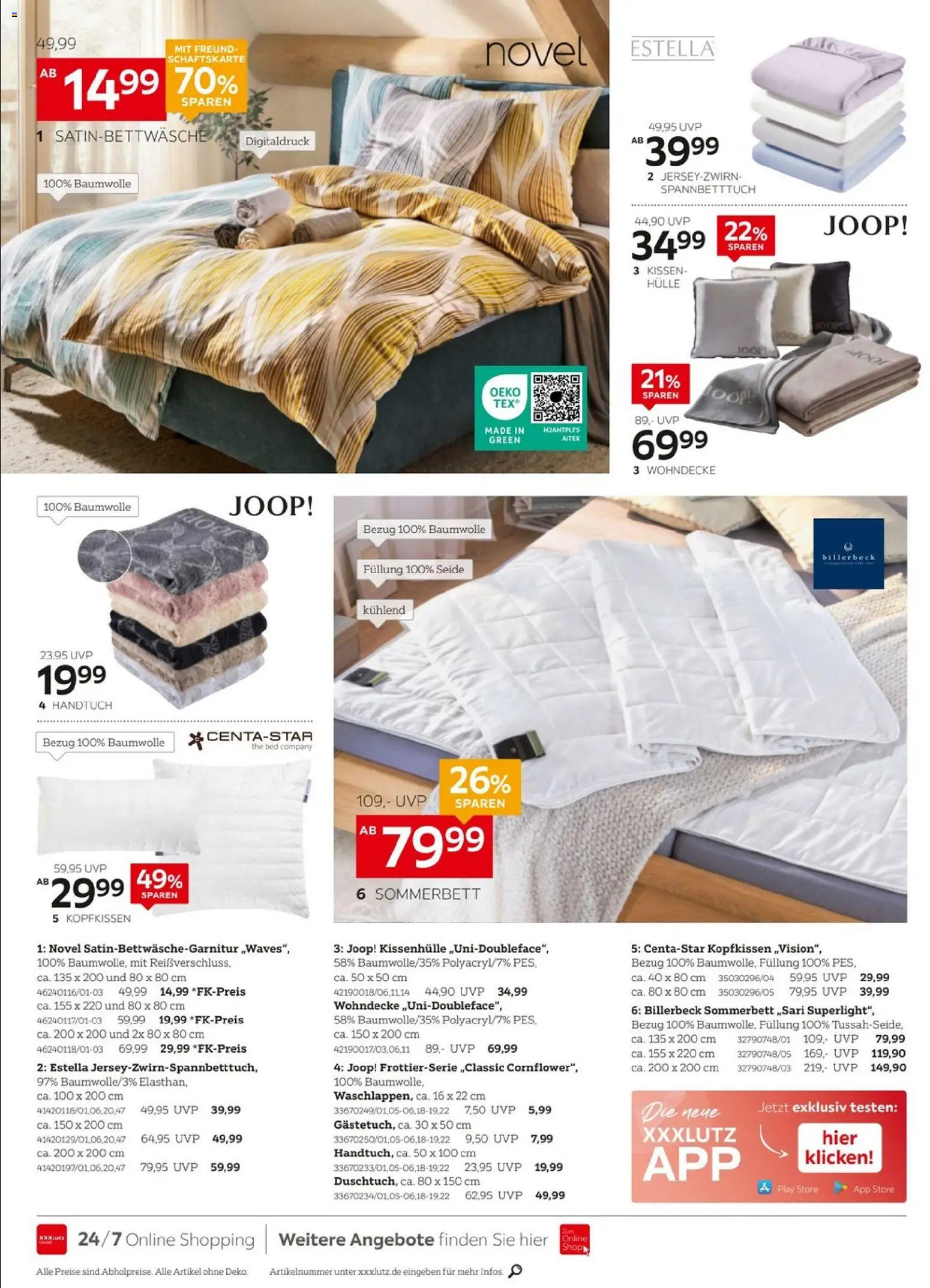 XXXLutz Jubiläum – gültig ab 11.07.2026 | Seite: 18 | Produkte: Hülle, Kissen, Kopfkissen