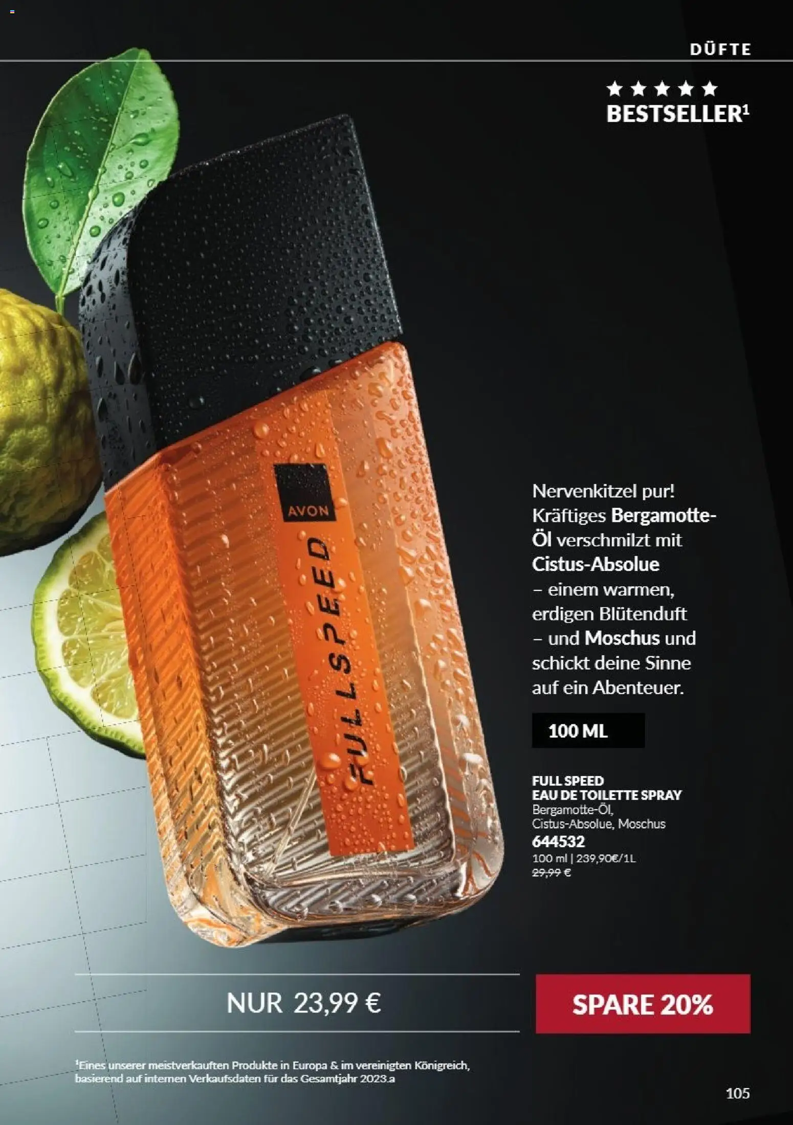 AVON Katalog Oktober 2026 – gültig ab 01.10.2026 | Seite: 105 | Produkte: Öl, Toilette, Eau de Toilette
