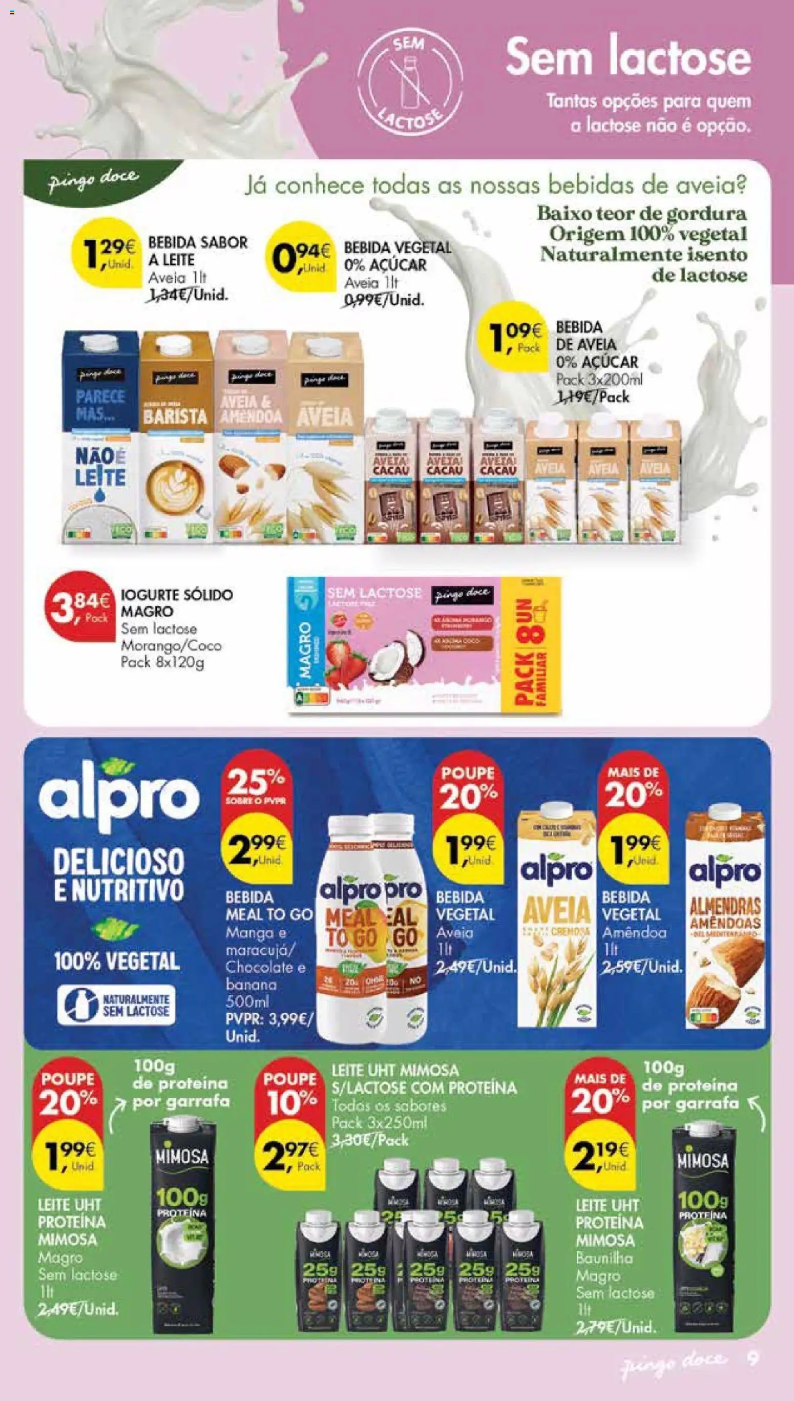 Pingo Doce folheto Poupe Esta Semana Madeira │ válido de 20/10/2026 | Página: 9 | Produtos: Banana, Bebidas, Cacau, Leite