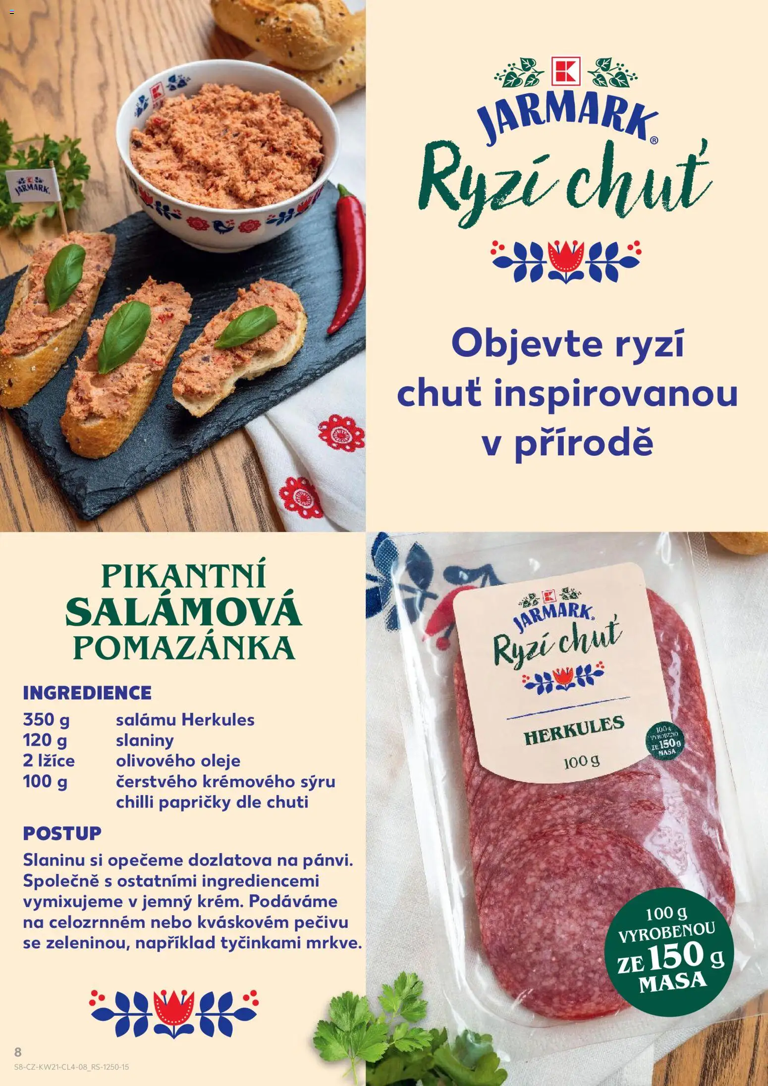 Kaufland leták - Chomutov od 19.05.2026 | Strana: 8 | Produkty: Chilli papričky, Oleje, Salám, Lžíce