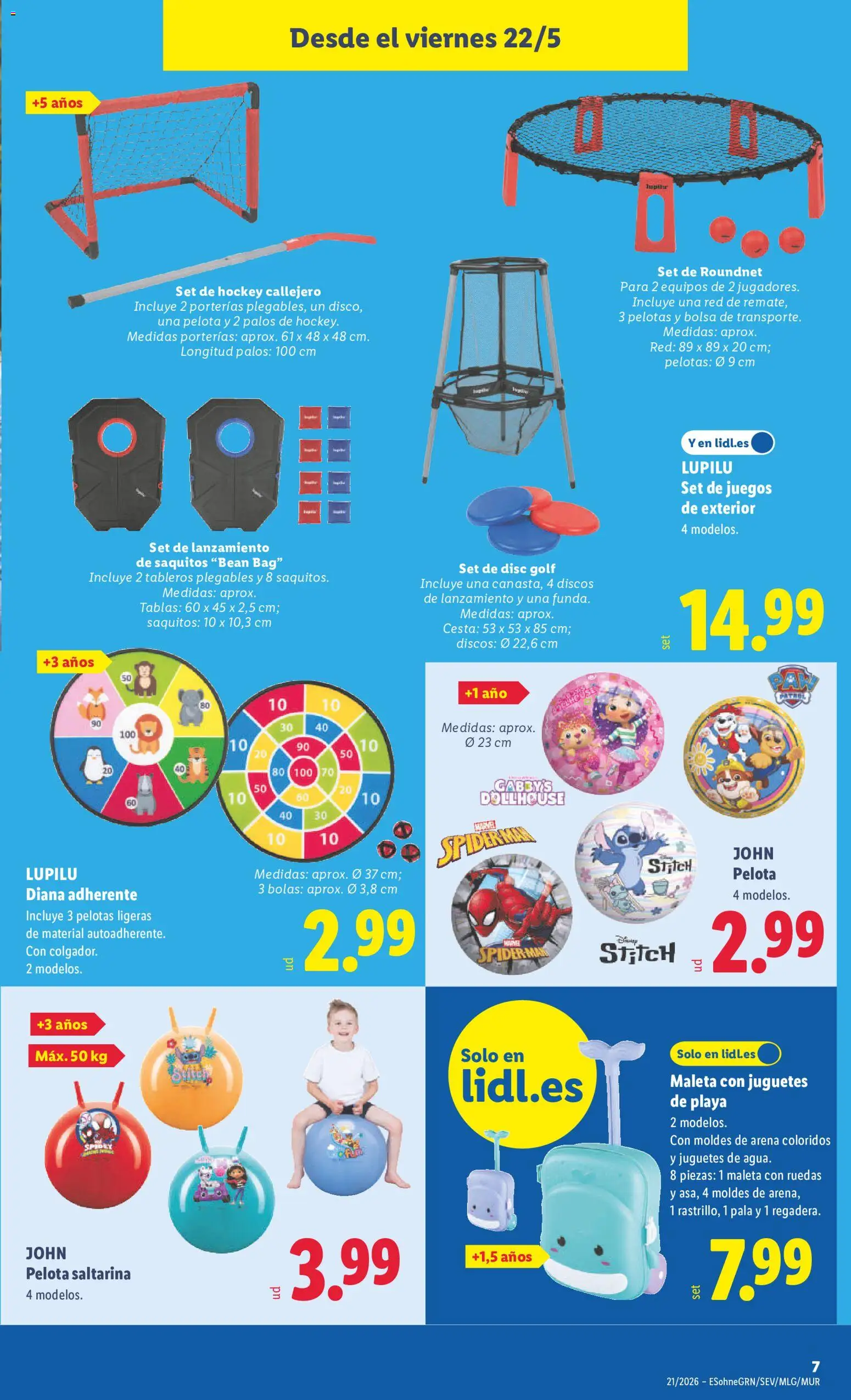 Lidl folleto de bazar │ válido desde el 18.05.2026 | Página: 19 | Productos: Maleta, Juguetes, Bolsa, Cesta