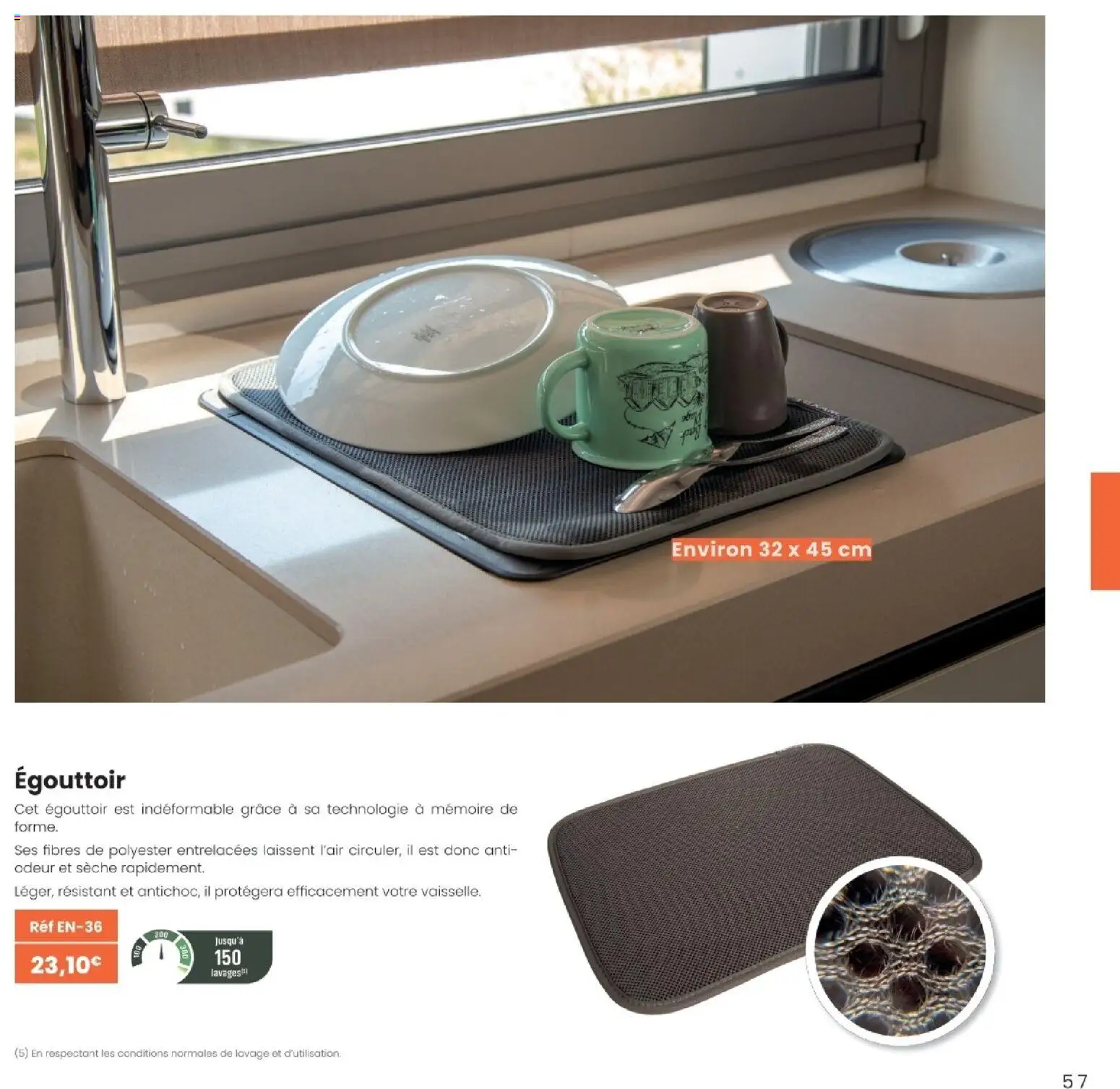 {H1} | Page: 57 | Produits: Égouttoir