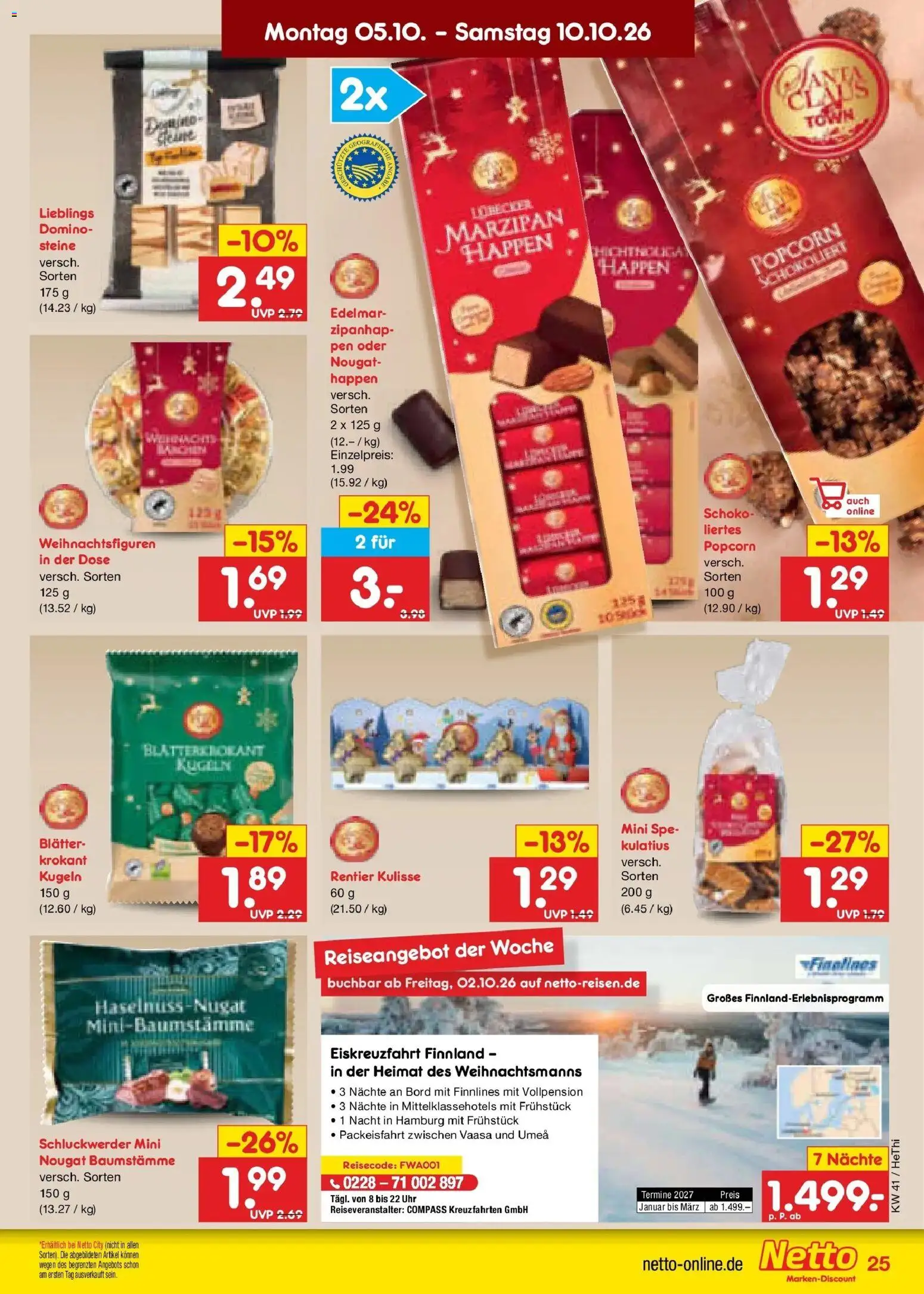Netto Marken-Discount Prospekt Pirna – gültig ab 05.10.2026 | Seite: 27 | Produkte: Popcorn, Uhr