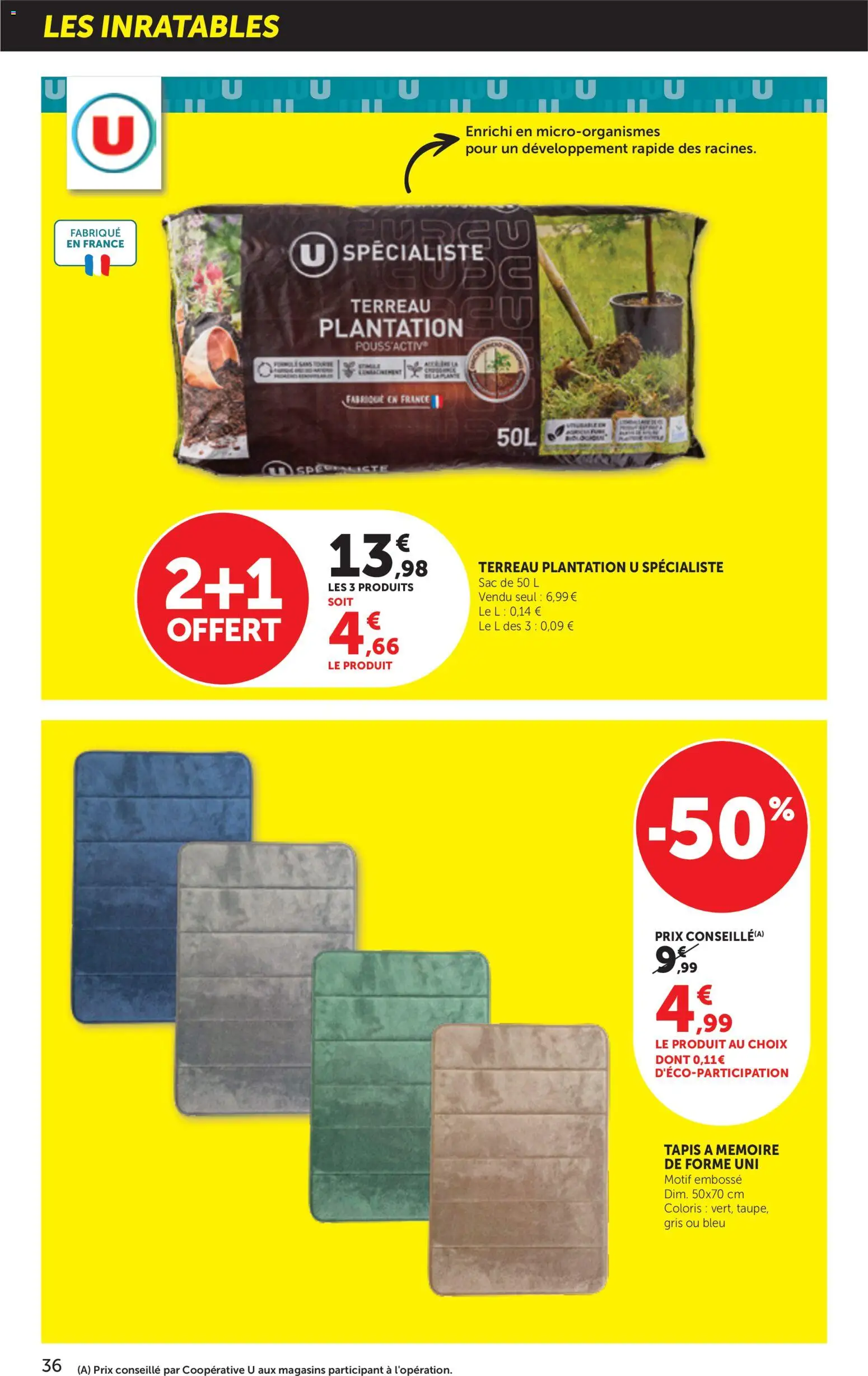 {H1} | Page: 36 | Produits: Sac, Terreau, Tapis