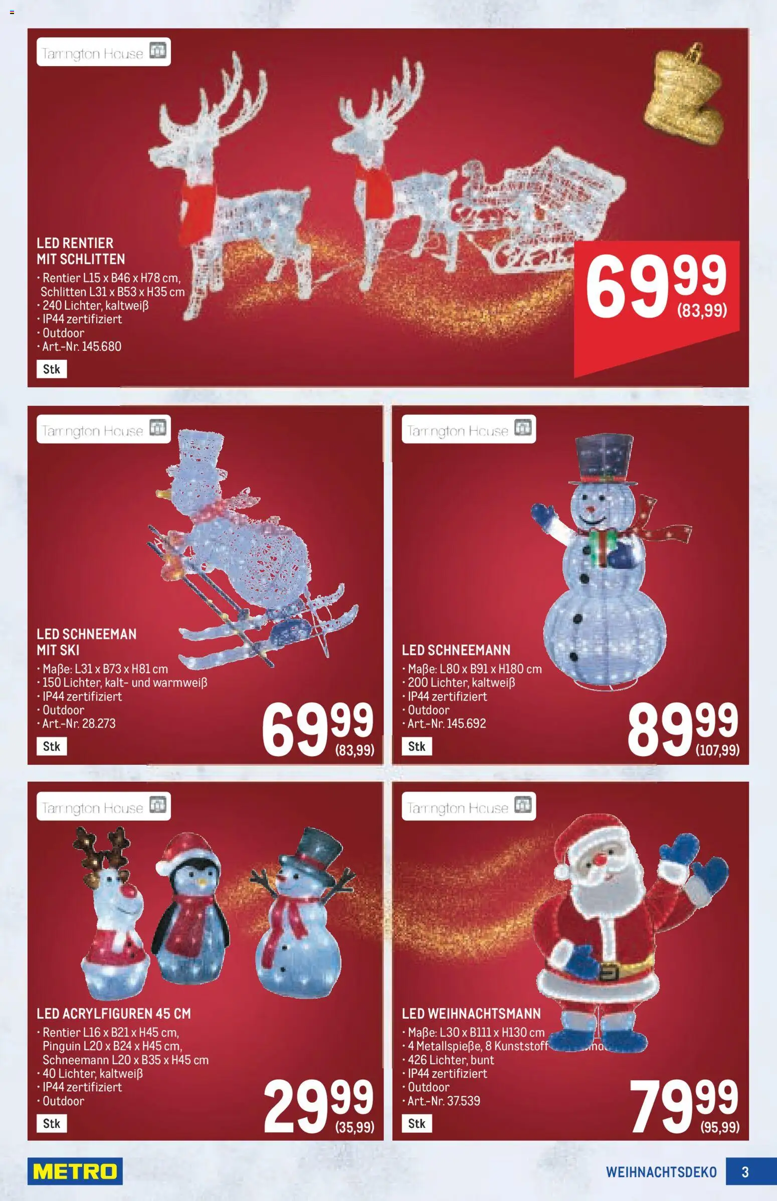 Metro angebote Weihnachtsdeko gültig ab 15.10.2026 | Seite: 3