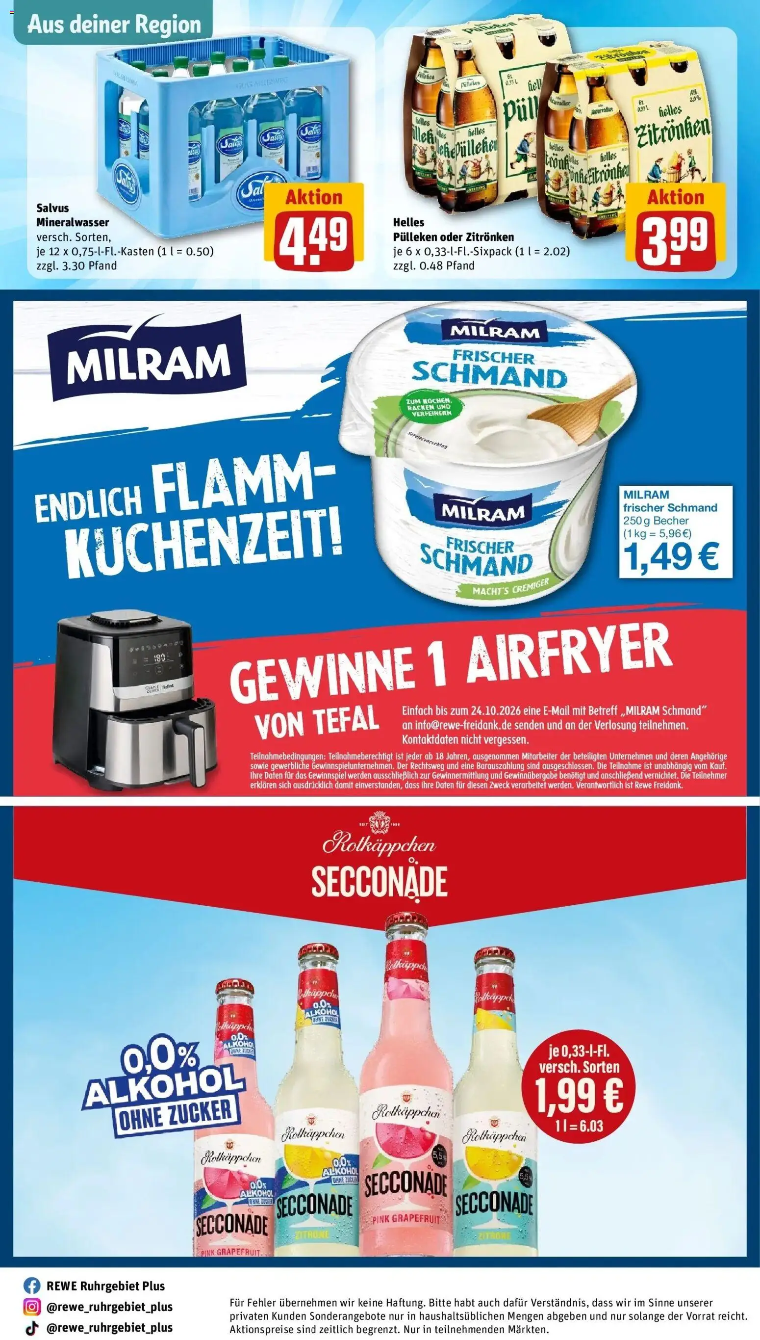 REWE Prospekt ab 05.10.2026 zum Blättern » Angebote | Seite: 32 | Produkte: Grapefruit, Milram, Zitrone, Rotkäppchen