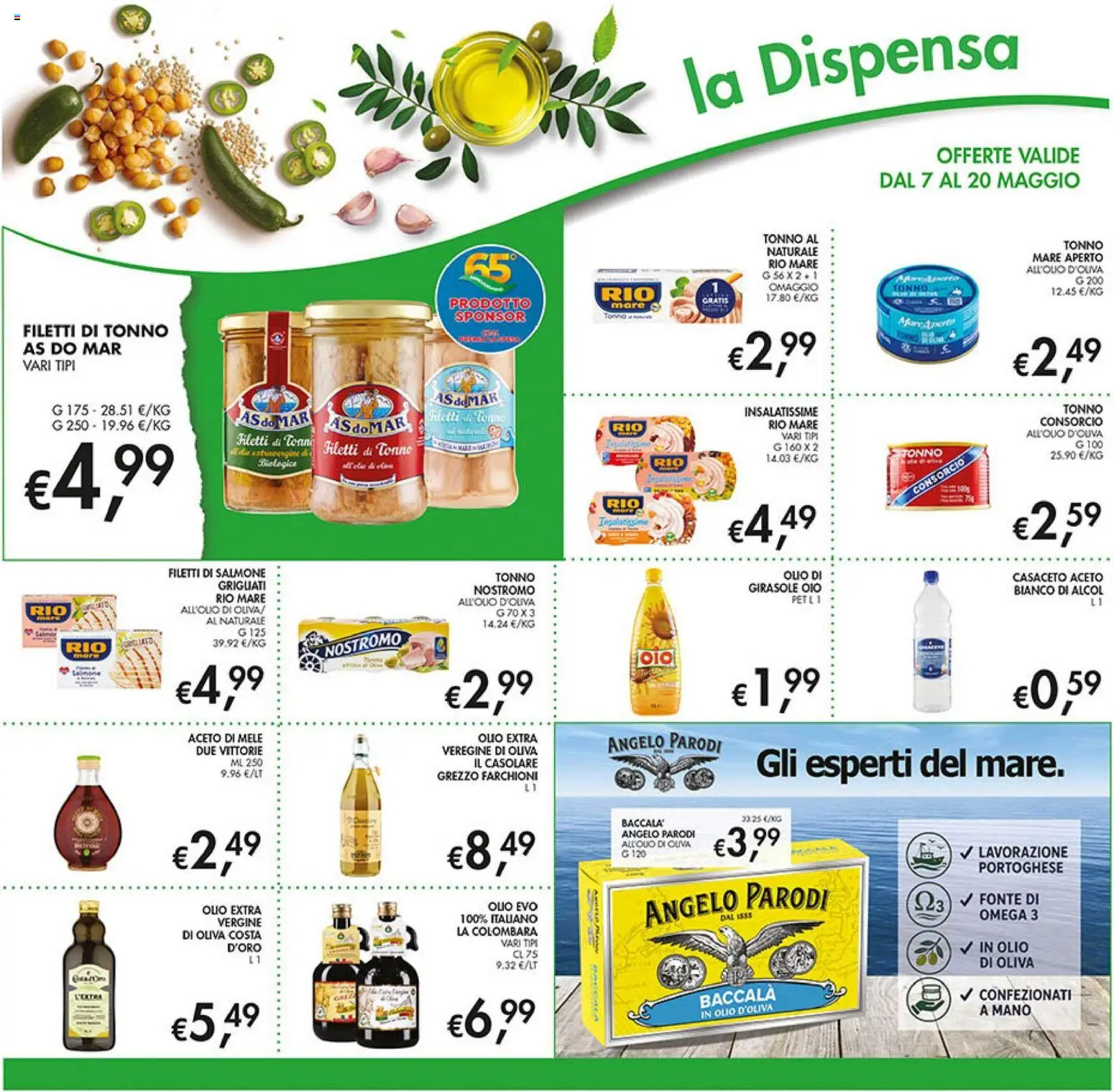 Volantino Coal del 07.05.2026 | Pagina: 22 | Prodotti: Mele, Salmone, Aceto di mele, Olio extra vergine