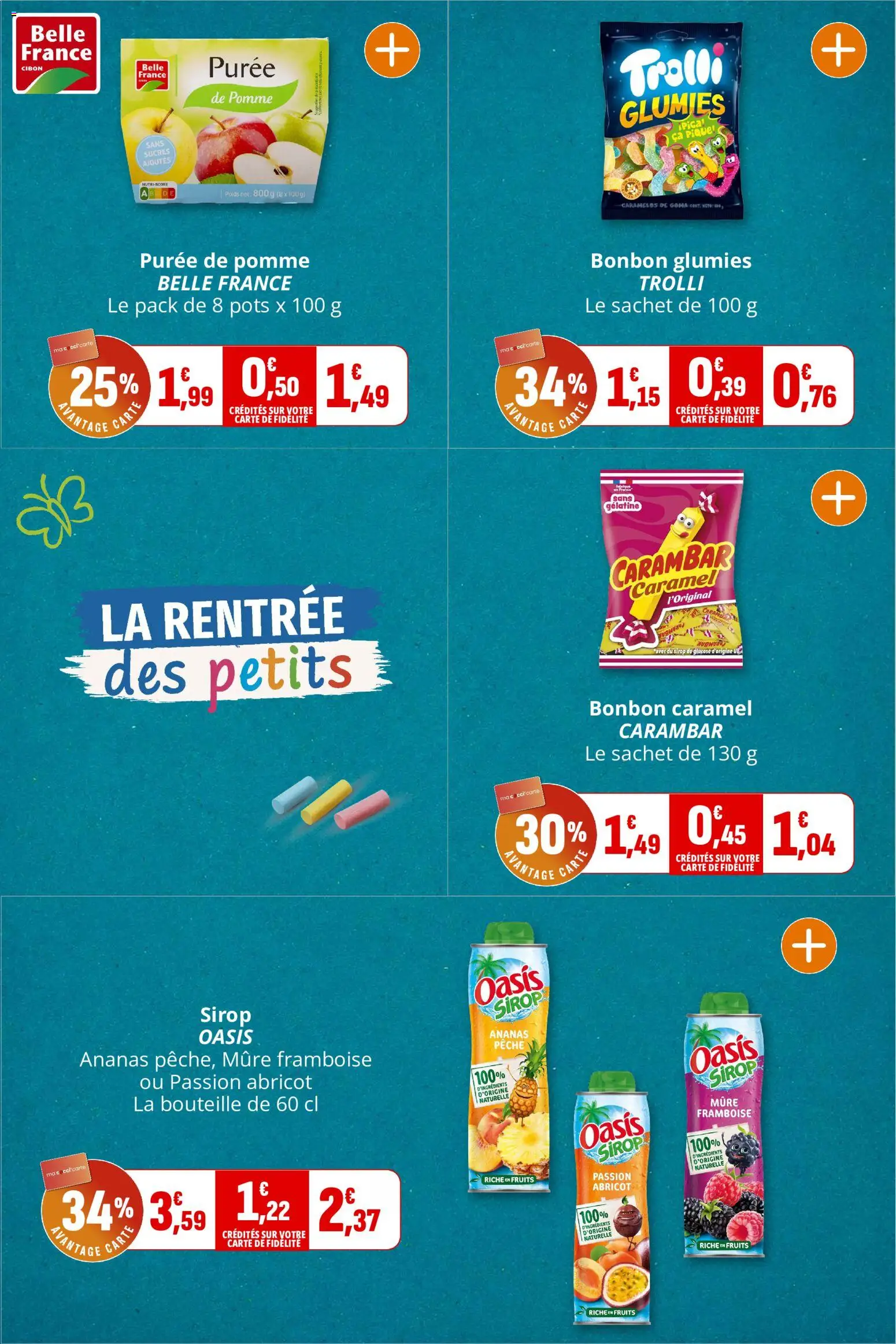 {H1} | Page: 11 | Produits: Pomme, Poids, Bonbon caramel, Bouteille