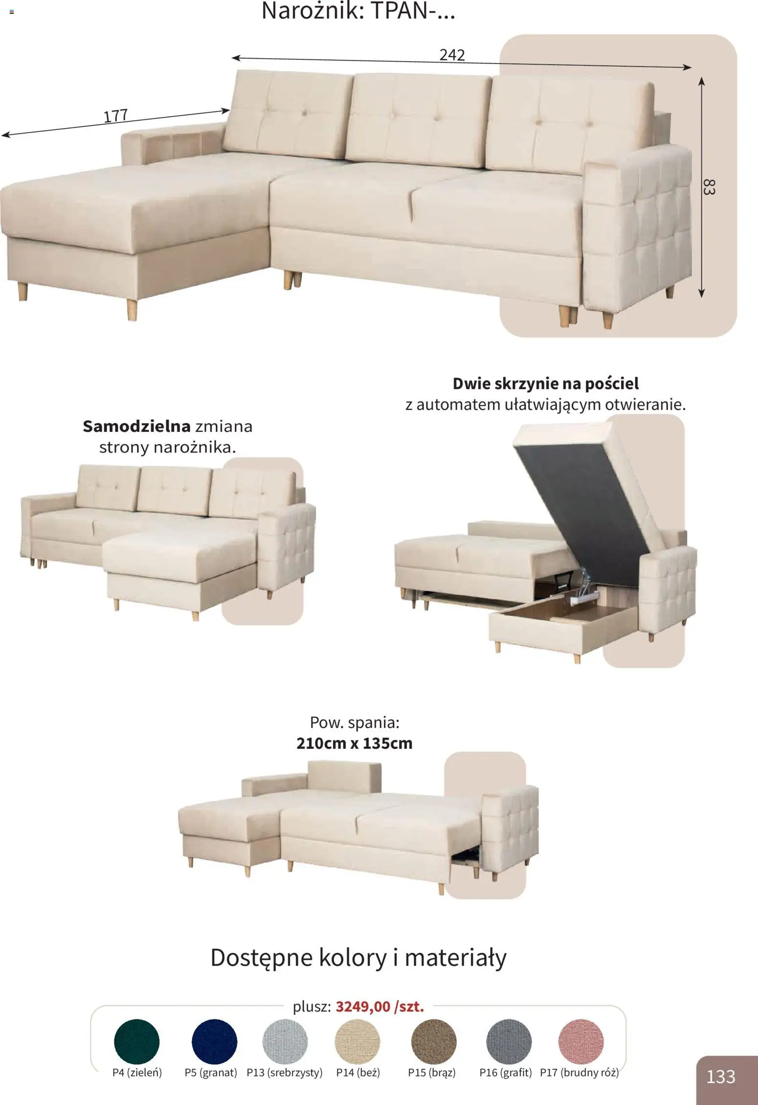 Bodzio Katalog od 01.08.2026 | Strona: 133 | Produkty: Pościel, Róż