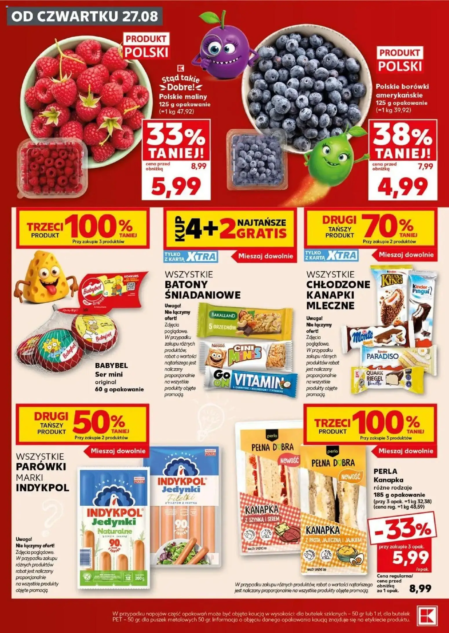 Kaufland gazetka - Wszystko do szkoły od 27.08.2026 - od jutra PDF | Strona: 2 | Produkty: Serem, Babybel, Pasta jajeczna, Pasta