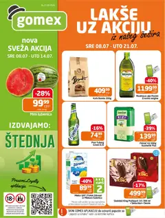 Gomex katalog - pregled Gomex kataloga - važi od 08.07.2026