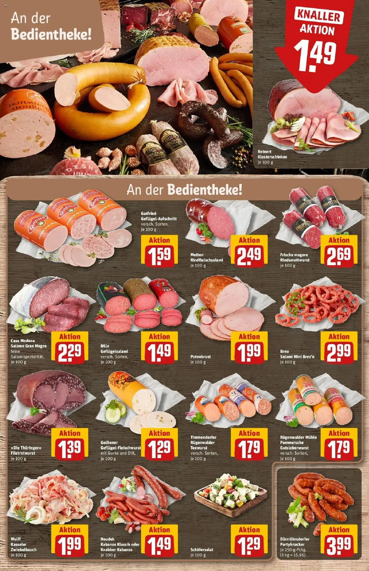 REWE Prospekt ab 21.09.2026 zum Blättern » Angebote | Seite: 16 | Produkte: Putenbrust, Mühle, Salami