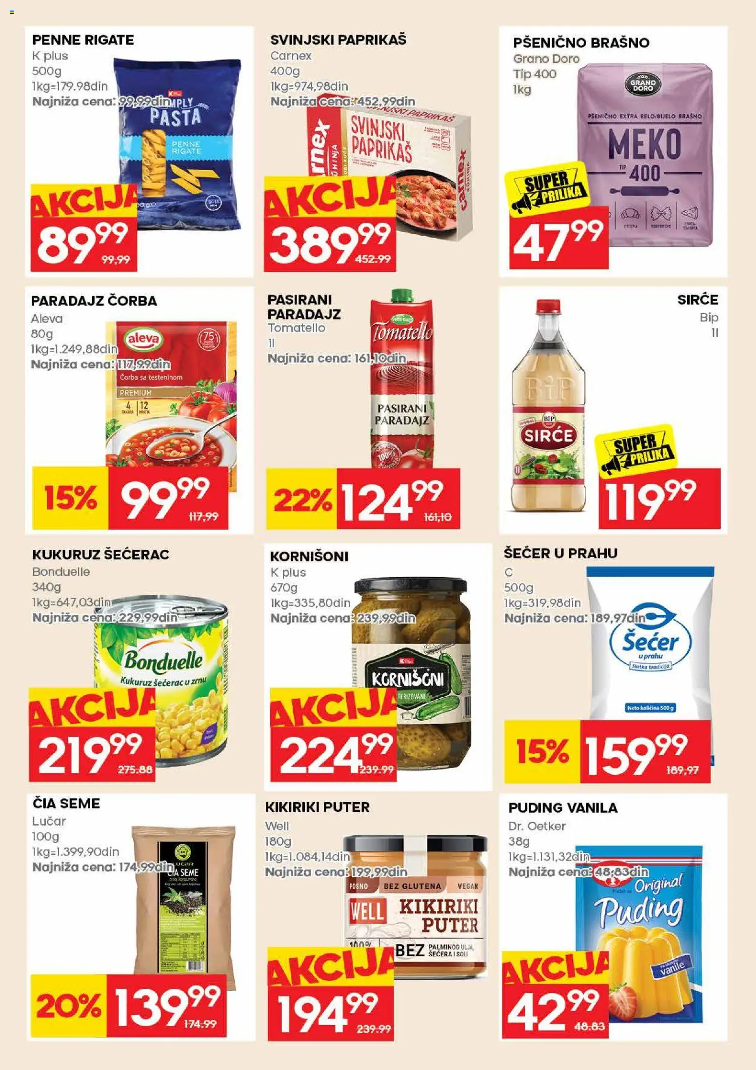 Roda katalog - važi od 04.06.2026 | Strana: 19 | Proizvode: Kornišoni, Kukuruz, Puter, Sirće