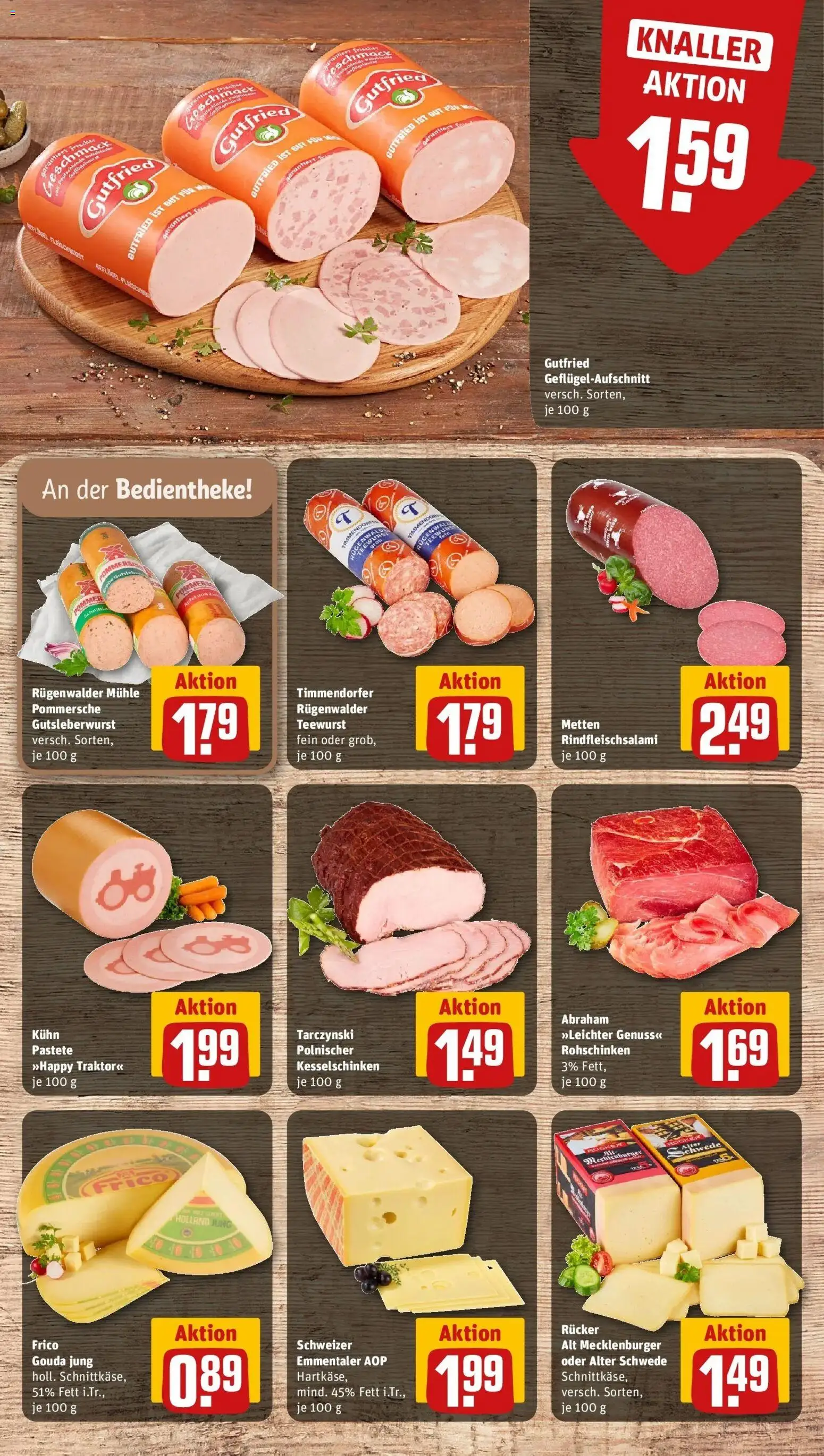 REWE Prospekt ab 10.08.2026 zum Blättern » Angebote | Seite: 8 | Produkte: Mühle, Gouda, Äpfel