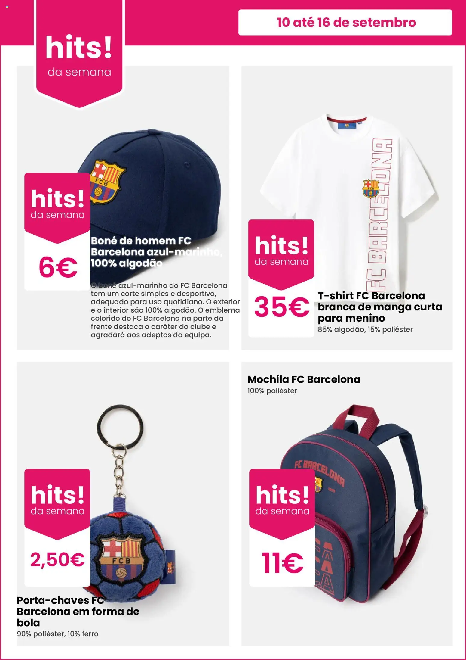Pepco folheto │ válido de 10/09/2026 | Página: 3 | Produtos: Boné, Manga, Ferro, Algodão