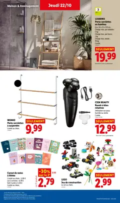 LIDL - Prévisualisation de LIVARNO Porte-serviettes en bambou, Porte-serviettes en bambou. Env. 53 x 31 x 153 cm. Charge max. par tablette : 5 kg. Charge max. par barre : 1 kg. Charge max. totale : 18 kg. valide à partir de 22/10/2026 | Page: 43