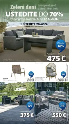 JYSK Katalog - Pregled kataloga iz trgovine JYSK, vrijedi od 13.05.2026 | Stranica: 7