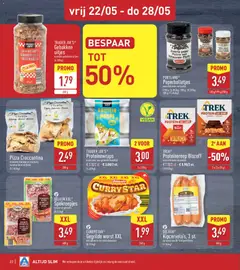 Aldi folder week 21 - Voorbeeld van een folder van Aldi, geldig van 18.05.2026 | Pagina: 22 | Producten: Pizza, Olijfolie, Kippenvlees, Zwarte Peper