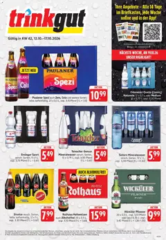 Trinkgut Prospekt Eberbach ab 12.10.2026 gültig