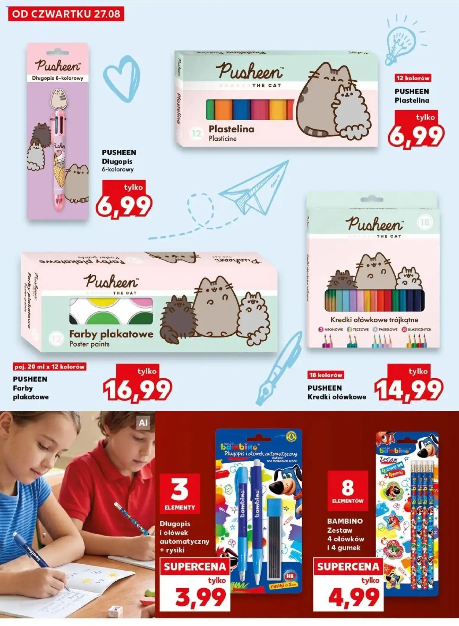 Kaufland Kaufland Wszystko do szkoły od 31.08.2026 - od jutra PDF | Strona: 16 | Produkty: Plastelina, Kredki