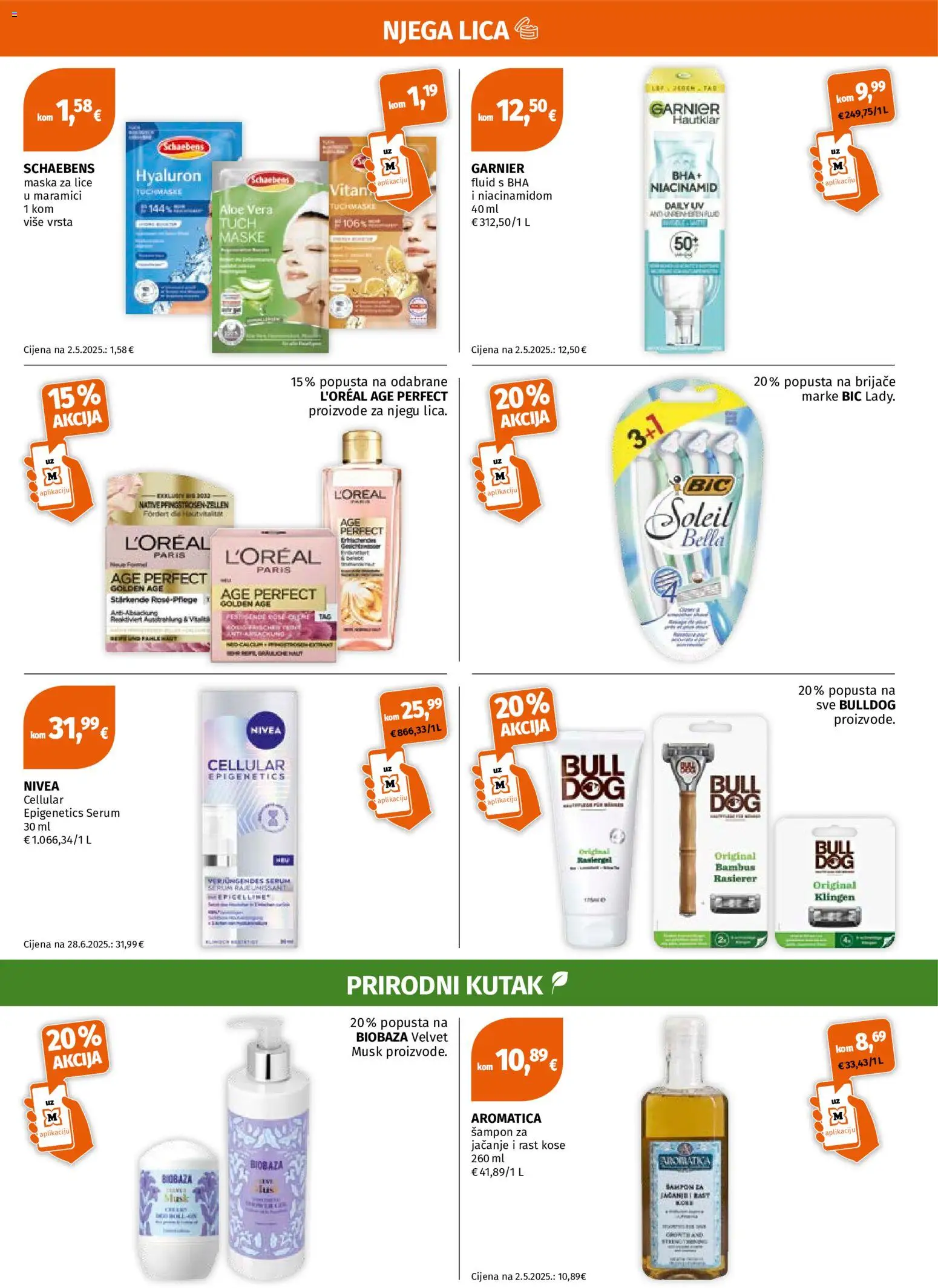 Müller katalog | vrijedi od 15.06.2026 | Stranica: 3 | Proizvodi: Maska za lice, Maska, Nivea, Garnier