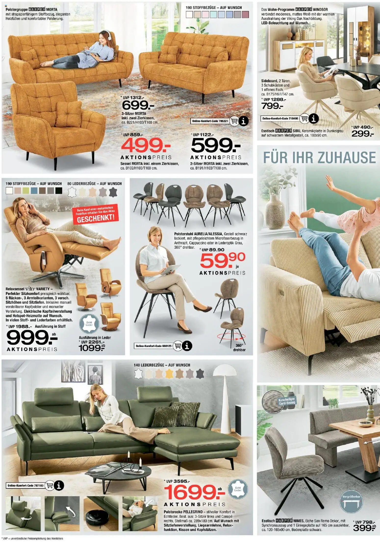 Ostermann Prospekt – gültig ab 24.10.2026 | Seite: 2 | Produkte: Relaxsessel, Kissen, Sessel, Kopfpolster