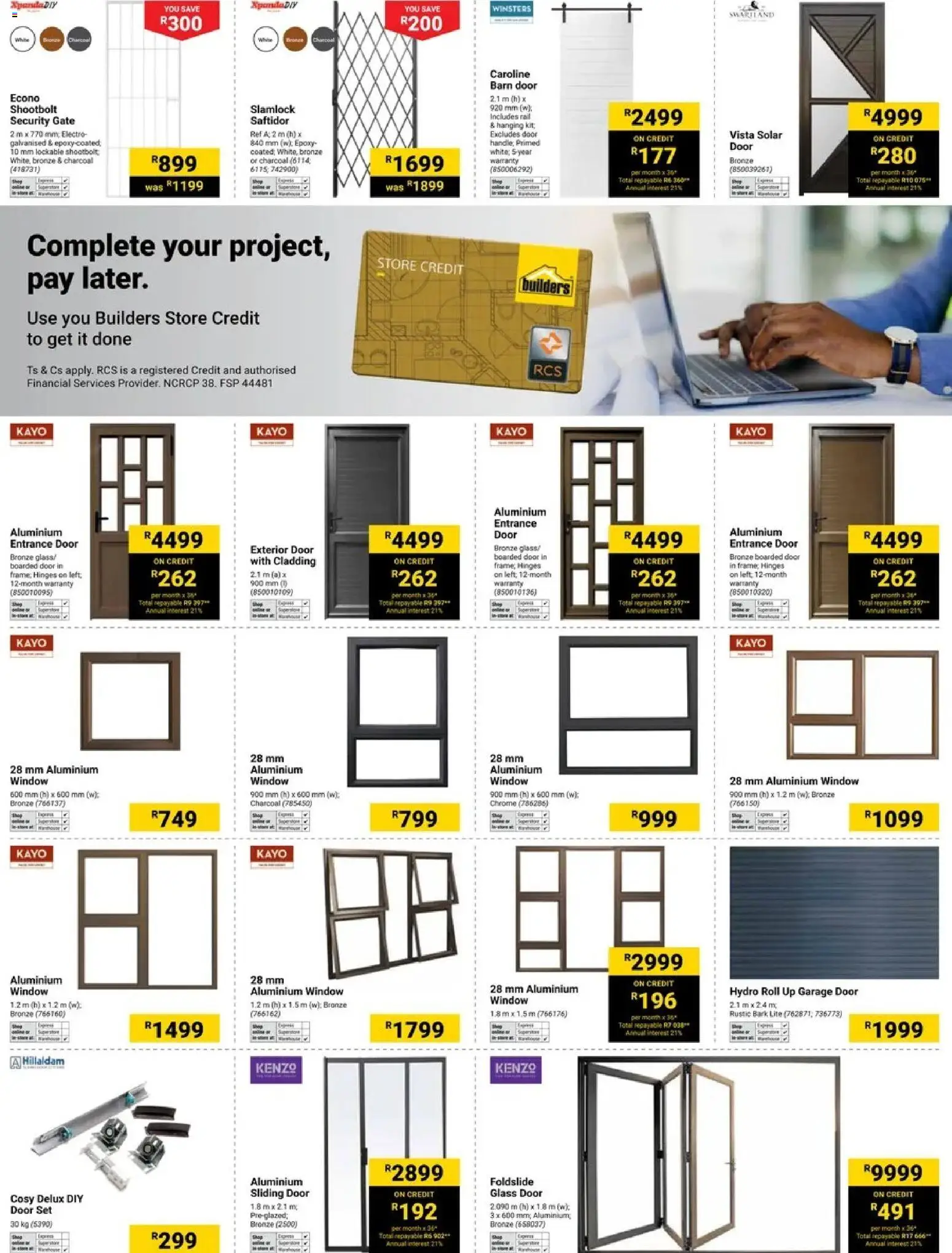 New Builders catalogue – valid from 16.06.2026 | Page: 3