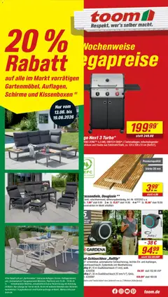 Toom Baumarkt Prospekt ab 13.06.2026 gültig