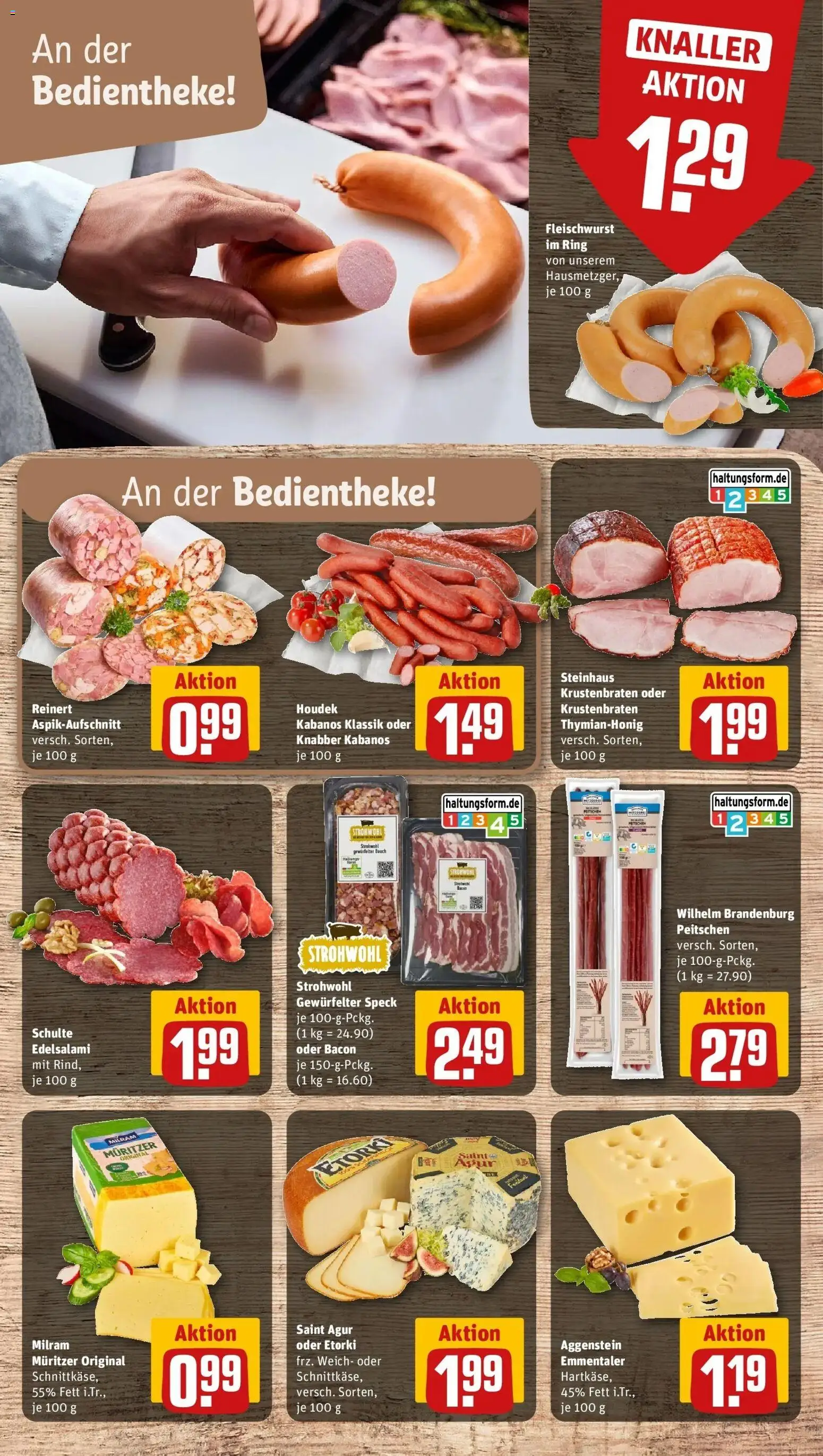 REWE Prospekt ab 17.08.2026 zum Blättern » Angebote | Seite: 11 | Produkte: Krustenbraten, Milram