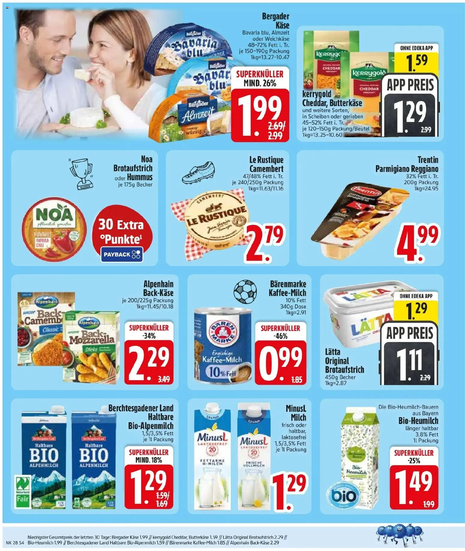 Edeka - EDEKA: Wochenangebote – gültig ab 05.07.2026 | Seite: 6 | Produkte: Käse, Haltbare milch, Paprika, Lätta