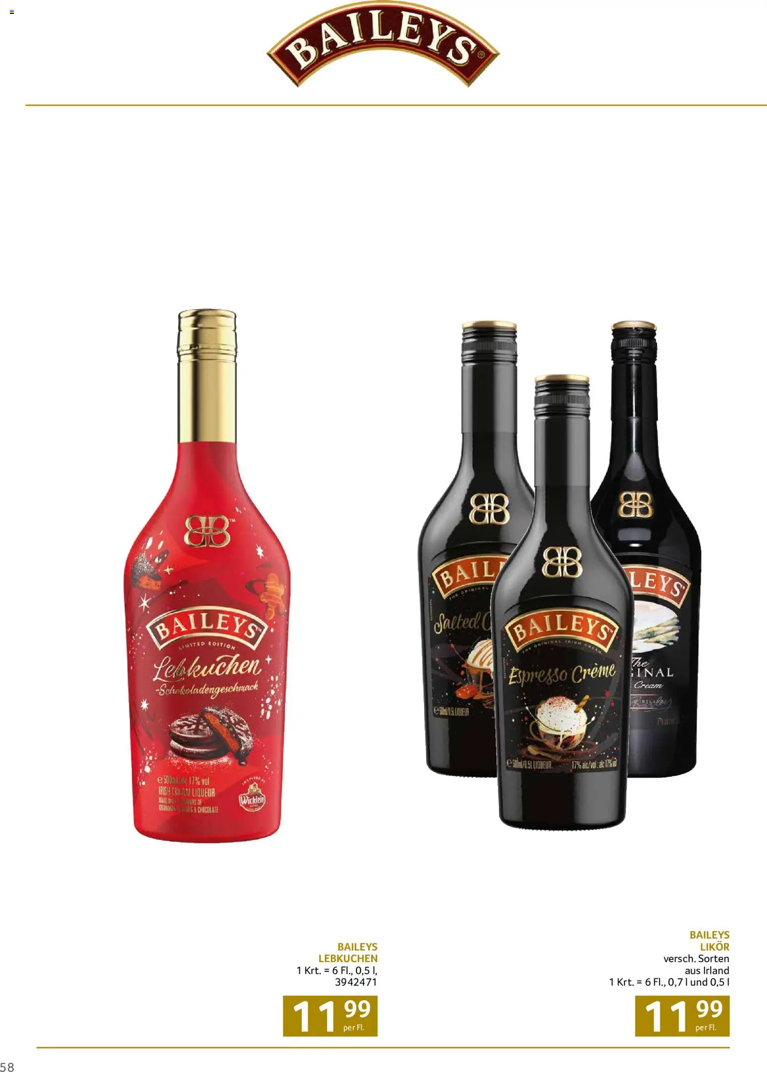 Transgourmet Christmas gültig ab 12.10.2026 | Seite: 58 | Produkte: Creme, Lebkuchen