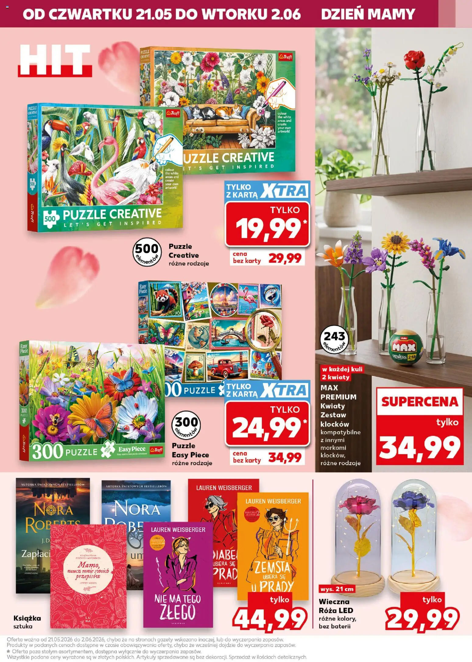 Kaufland Polsko leták - Złap okazje od 21.05.2026 | Strana: 7 | Produkty: Puzzle, Karty, LED