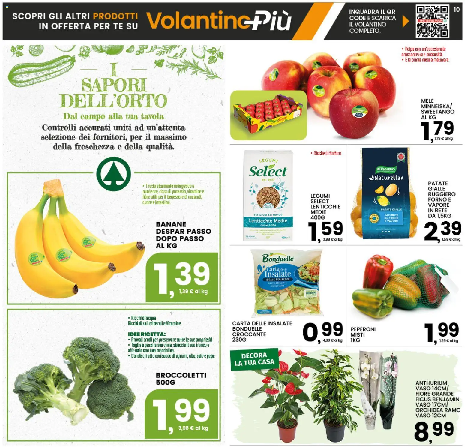 Volantino Interspar del 01/10/2026 | Pagina: 10 | Prodotti: Lenticchie, Sale, Forno, Orchidea