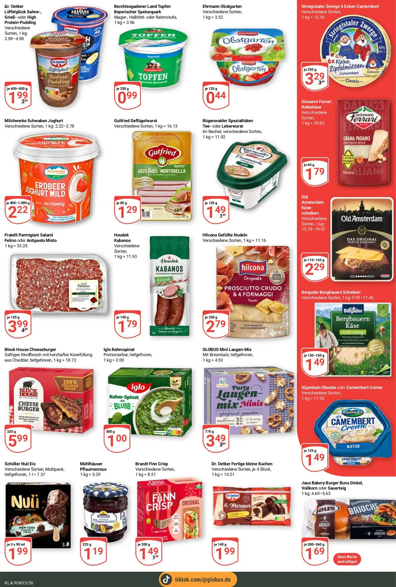 Globus Prospekt Kaiserslautern – gültig ab 10.08.2026 | Seite: 5 | Produkte: Spezialitäten, Creme, Zucker, Nudeln