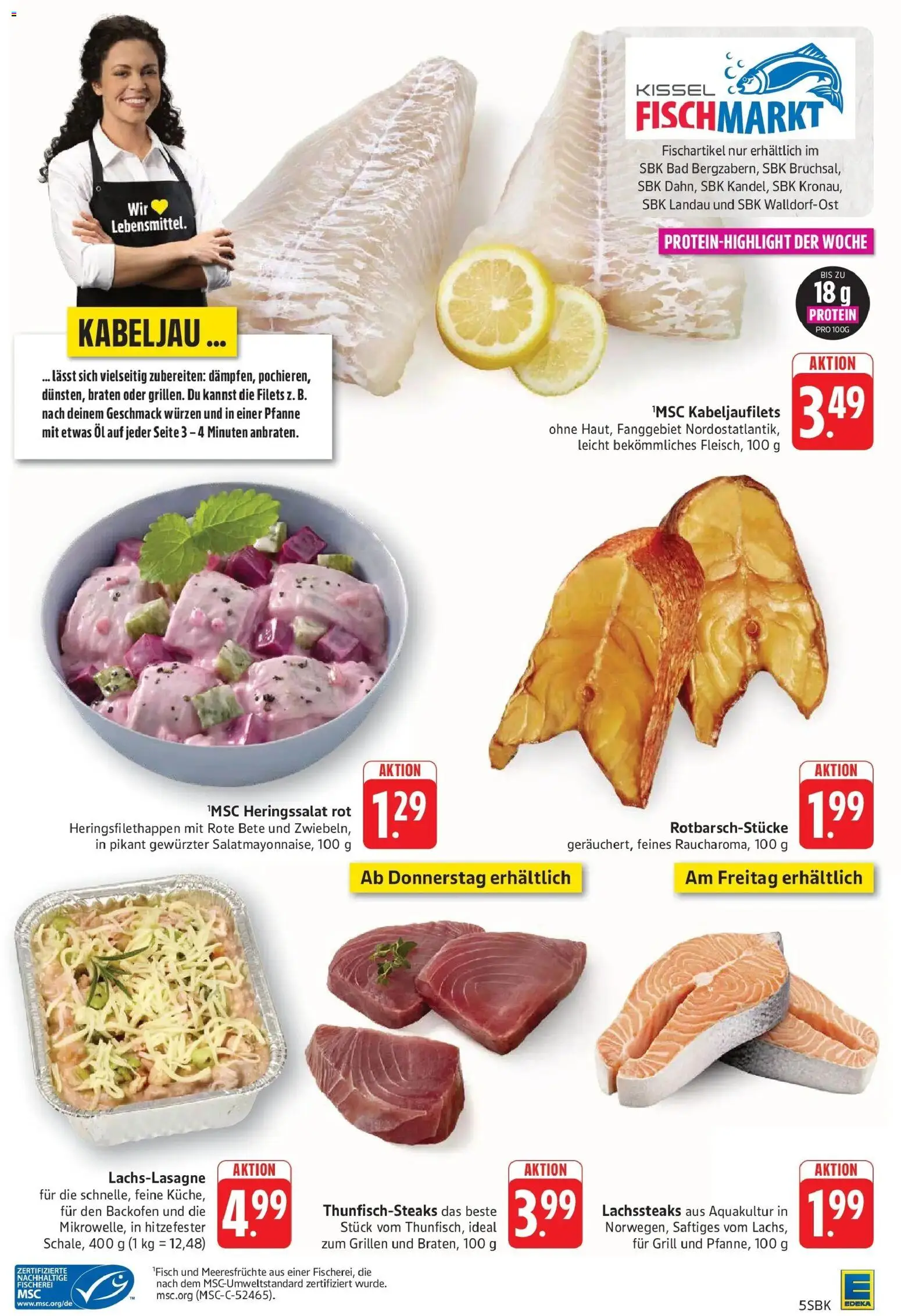 Edeka Prospekt Walldorf (ab 05.10.2026) » Angebote Online | Seite: 7 | Produkte: Grill, Öl, Meeresfrüchte, Backofen