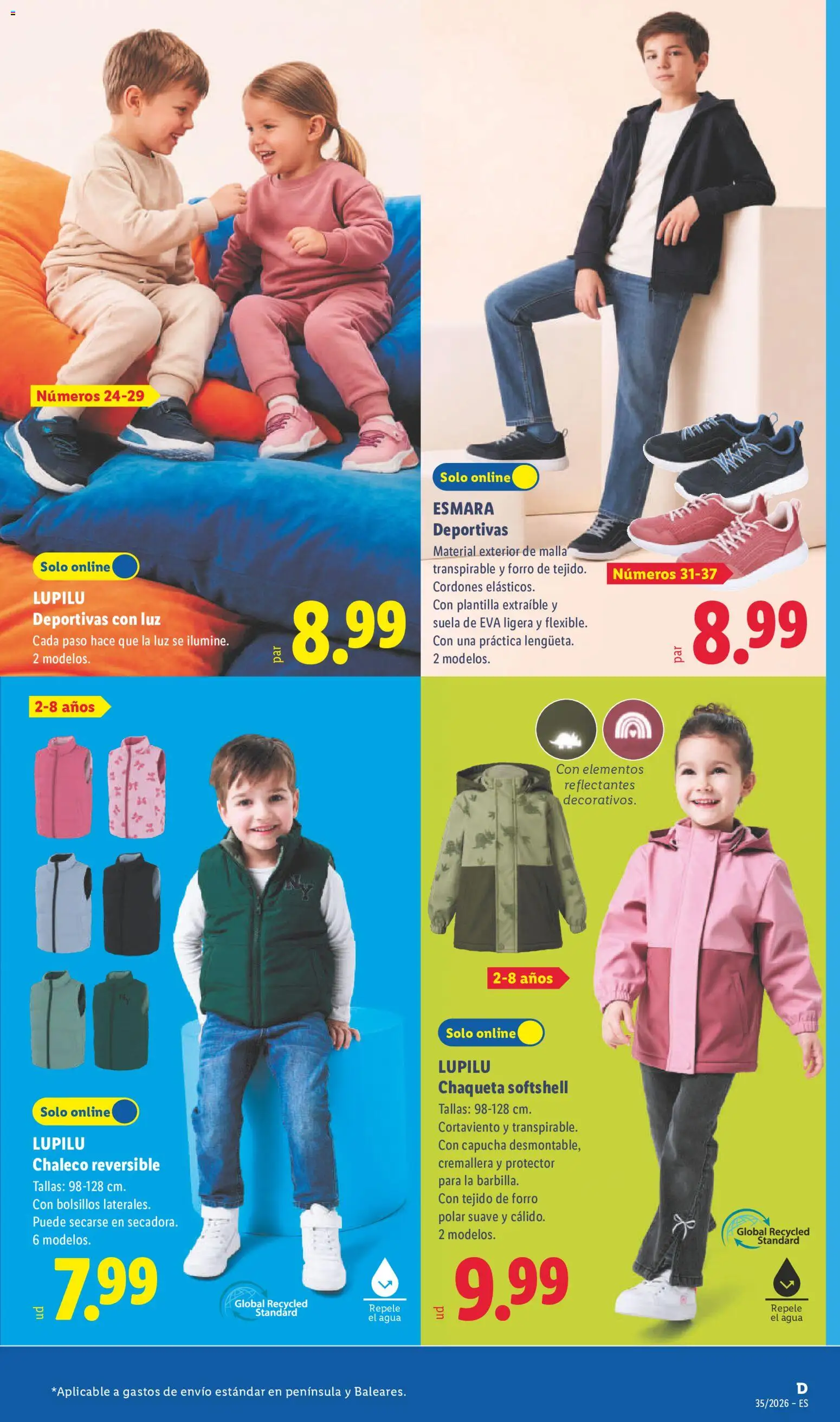 Lidl folleto de bazar │ válido desde el 24/08/2026 | Página: 5 | Productos: Chaleco, Chaqueta, Agua