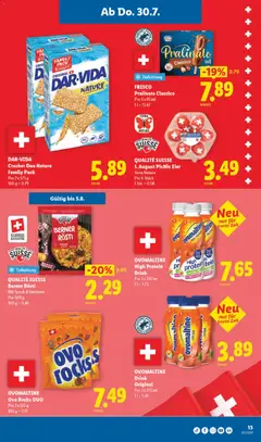 Lidl aktionen ab 30.07.2026 gültig | Seite: 13 | Produkte: Eier, Pc, Zwiebeln