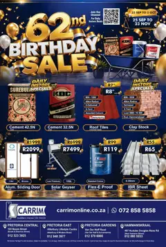 K. Carrim specials catalogue – valid from 25/09/2026