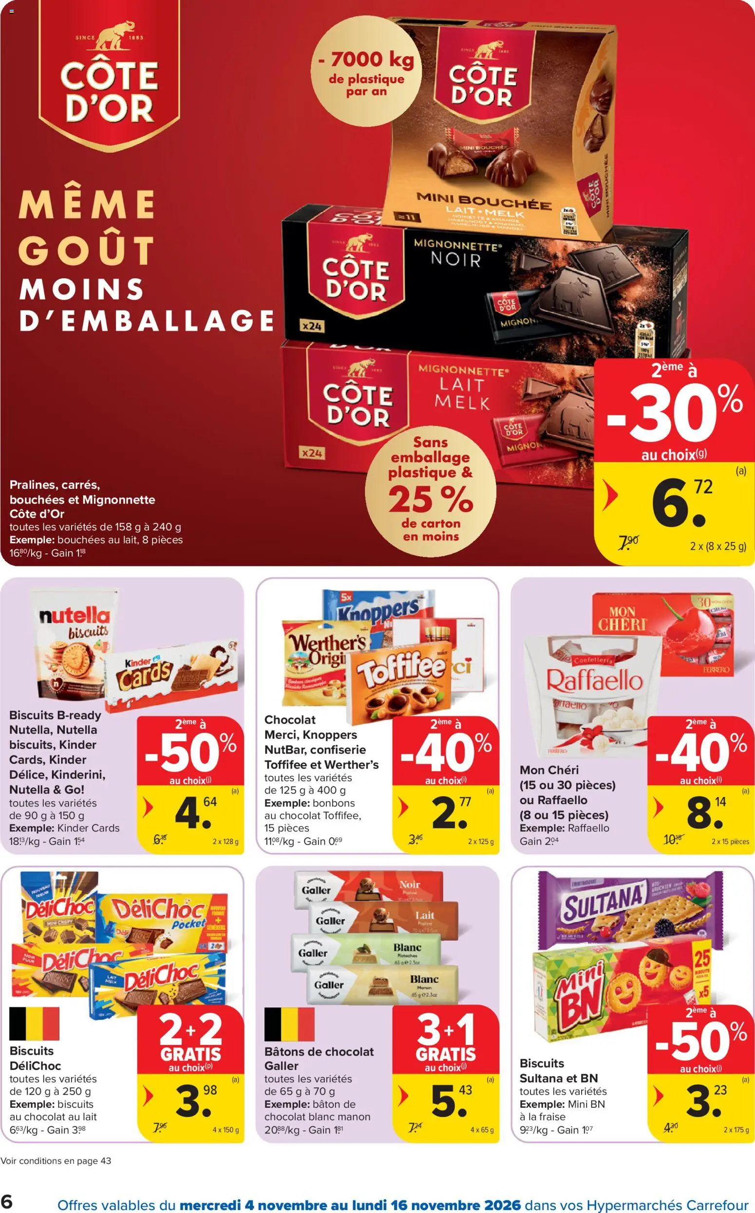 {H1} | Pagina: 6 | Producten: Raffaello, Kinder, La, Melk