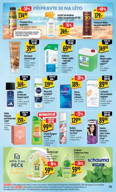 Náhled letáku Albert leták - Hypermarket od 06.05.2026 | Strana: 33 | Produkty: Sprchový gel, Deodorant, Nivea, Lactacyd