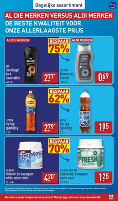 AXE Douchegel dark temptation 400 ml., AXE Douchegel dark temptation 400 ml. - Voorbeeld van een folder van Aldi, geldig van 06-07-2026 | Pagina: 23 | Producten: Gum, Munt, Gel, Douchegel