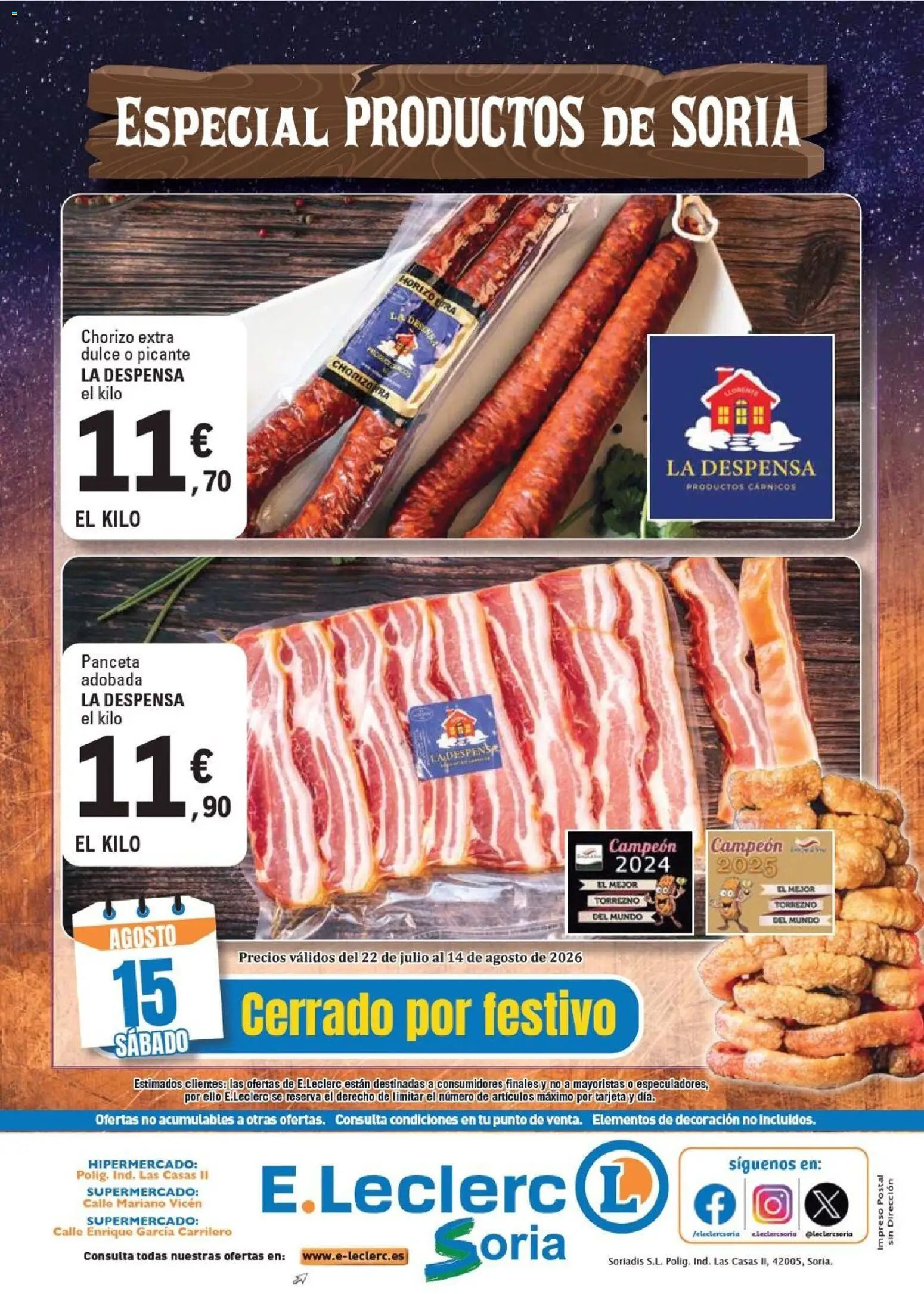 E.Leclerc Soria │ válido desde el 22/07/2026 | Página: 24 | Productos: Ηλεκτρικός φούρνος