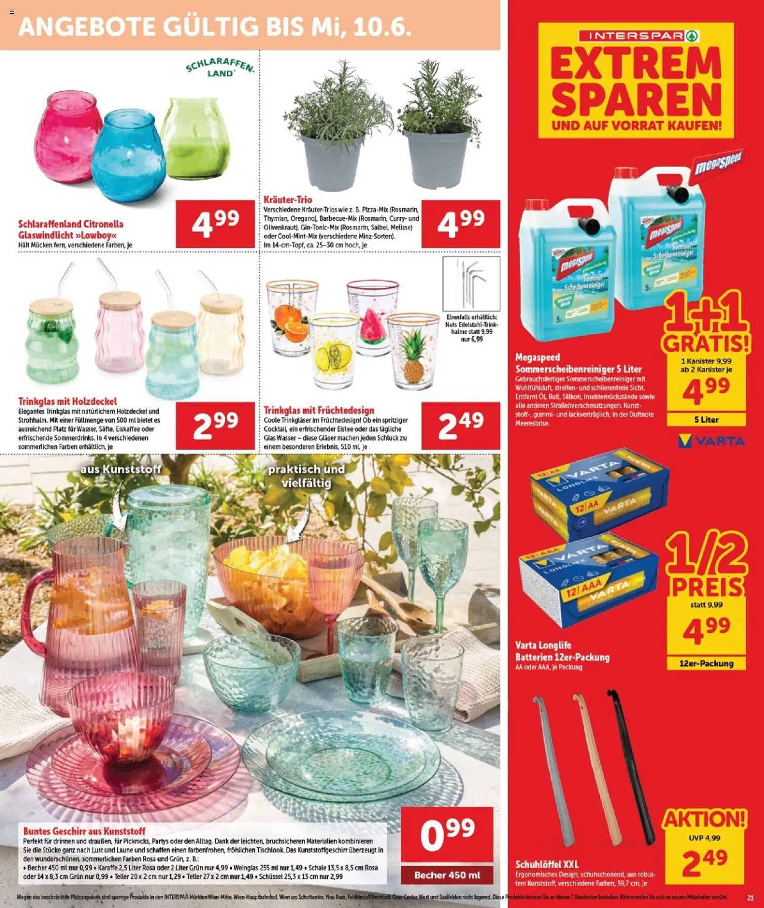 Interspar Flugblatt - Burgenland Nord gültig ab 21.05.2026 | Seite: 22 | Produkte: Wasser